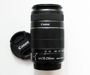 объектив Canon EF-S 55-250mm f / 4-5.6 IS напрокат